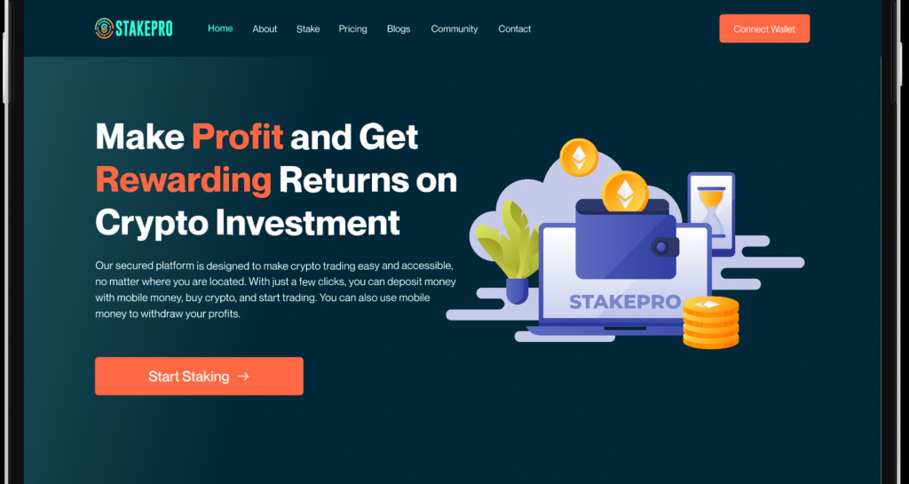 What is a Crypto Staking platform: Using StakePro as a Case Study